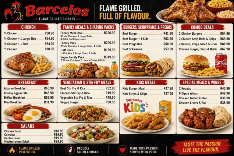 Barcelos Menu Prices
