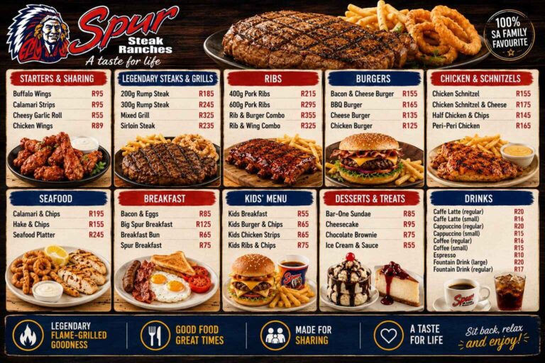 Spur Menu Prices